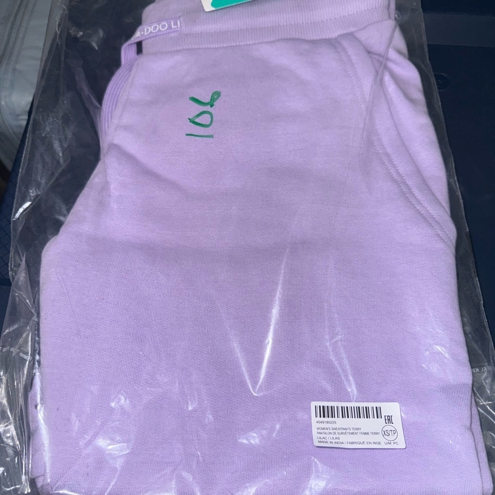 Sea-Doo Women’s Lilac Terry Sweatpants - Picture 4 of 4